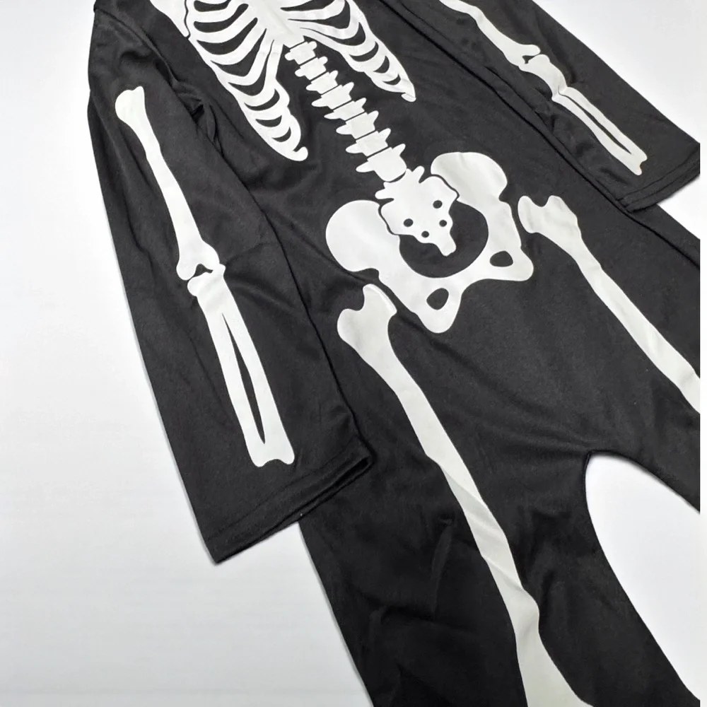 Glow in Dark Skeleton Costume NWOT Small Halloween